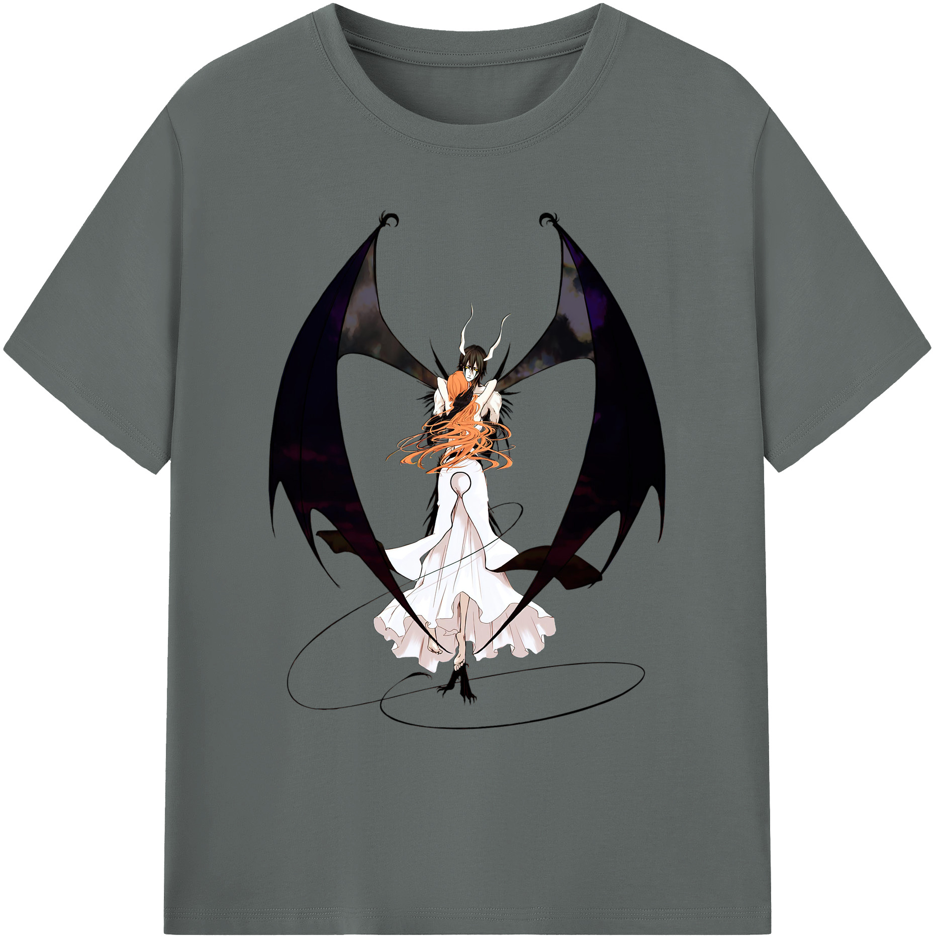 （画像用） ブリーチ ウルキオラ·シファー BLEACH Ulquiorra cifer 綿100％ メンズ半袖Tシャツ｜肌触りやわらか＆通気性